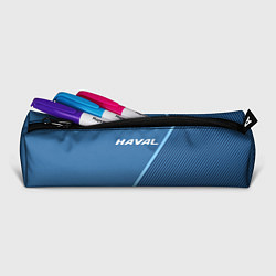 Пенал для ручек Haval сине-голубой с полосой, цвет: 3D-принт — фото 2