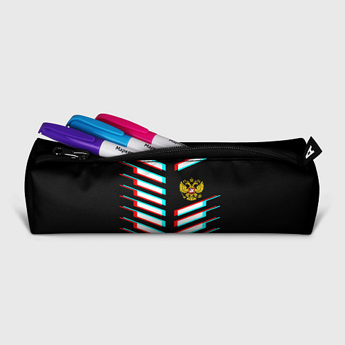 Пенал Герб РФ глитч геометрия / 3D-принт – фото 2