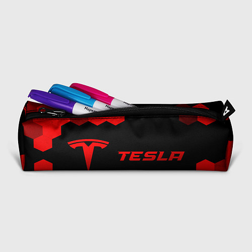 Пенал Tesla - red gradient по-горизонтали / 3D-принт – фото 2