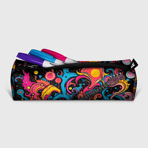 Пенал Psychedelic abstract guitar / 3D-принт – фото 2