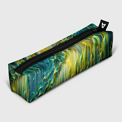 Пенал Золотисто-зеленые потеки