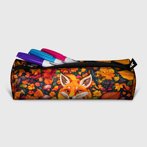 Пенал Лисенок в осенних листьях / 3D-принт – фото 2