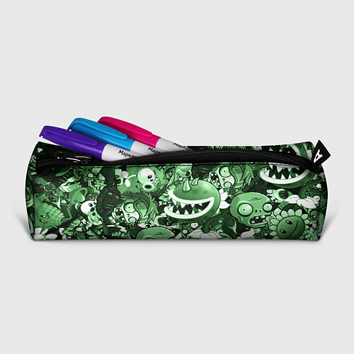 Пенал Растения против зомби в зеленом цвете / 3D-принт – фото 2