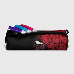 Пенал для ручек Веном на красном, цвет: 3D-принт — фото 2