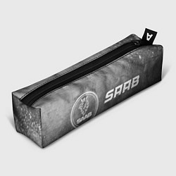 Пенал для ручек Saab - grey gradient по-горизонтали, цвет: 3D-принт