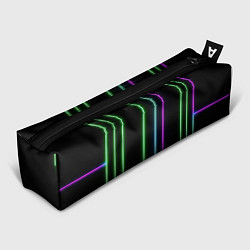 Пенал для ручек Neon stripes, цвет: 3D-принт