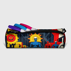 Пенал для ручек Ретро фантастика, цвет: 3D-принт — фото 2