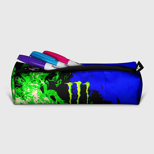 Пенал Monster energy кислотный огонь / 3D-принт – фото 2