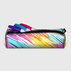Пенал для ручек Брызги краски на белом фоне, цвет: 3D-принт — фото 2