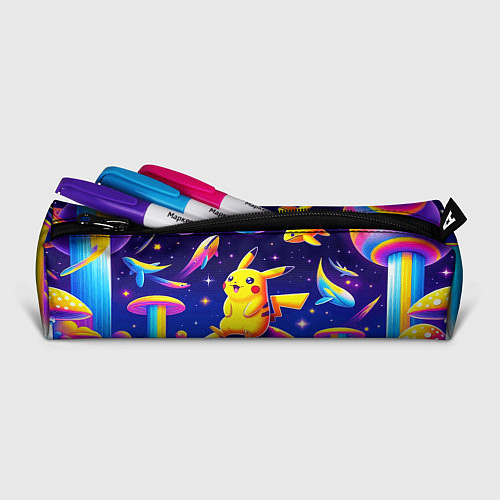 Пенал Pikachu sits on a fly agaric - ai art fantasy / 3D-принт – фото 2