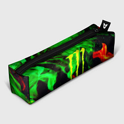 Пенал Monster energy огонь лого
