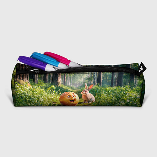 Пенал Колобок и заяц в лесу / 3D-принт – фото 2