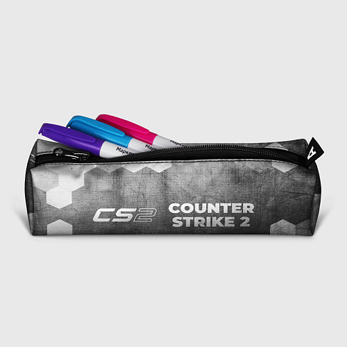 Пенал Counter Strike 2 - grey gradient по-горизонтали / 3D-принт – фото 2