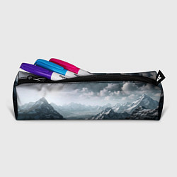 Пенал для ручек Река горный пейзаж дымчатый синий, цвет: 3D-принт — фото 2