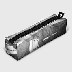 Пенал для ручек League of Legends - grey gradient по-горизонтали, цвет: 3D-принт