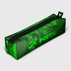 Пенал для ручек Portal - green gradient по-горизонтали, цвет: 3D-принт