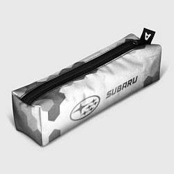 Пенал для ручек Subaru - white gradient по-горизонтали, цвет: 3D-принт