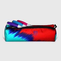 Пенал для ручек Monster energy краски штрихи, цвет: 3D-принт — фото 2