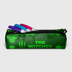 Пенал для ручек The Witcher - green gradient по-горизонтали, цвет: 3D-принт — фото 2