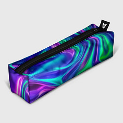 Пенал для ручек Neon waves, цвет: 3D-принт