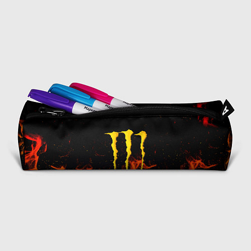 Пенал Monster energy orange fire / 3D-принт – фото 2