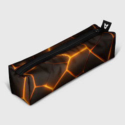 Пенал Оранжевое свечение текстура