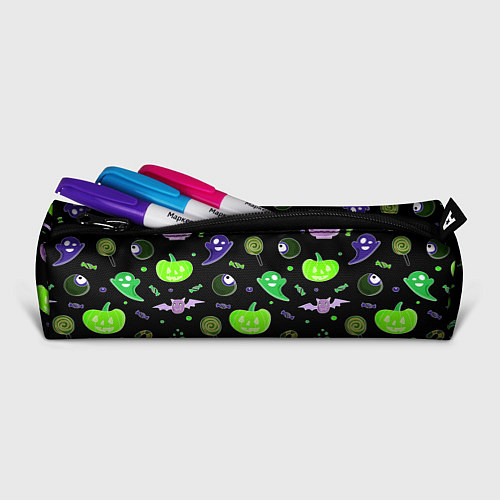 Пенал Halloween black pumpkin pattern / 3D-принт – фото 2