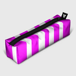 Пенал Color white pink lines