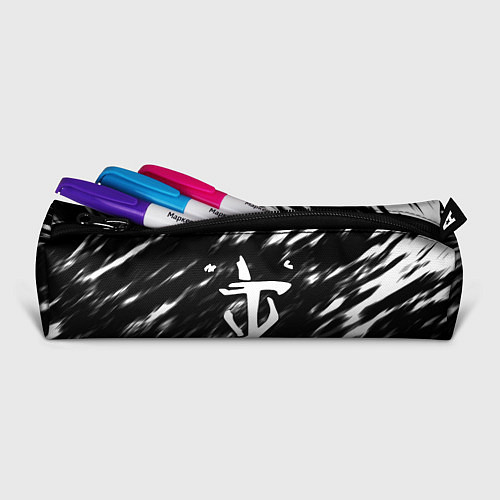 Пенал Doom штрихи красок / 3D-принт – фото 2