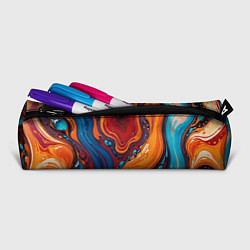 Пенал для ручек Пламя и синева, цвет: 3D-принт — фото 2