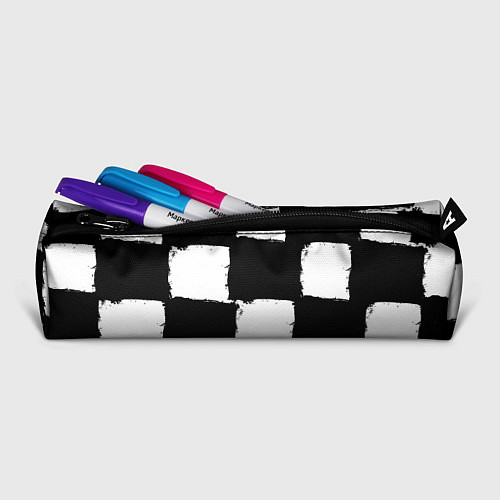 Пенал Черные квадраты в виде шахматной доски / 3D-принт – фото 2