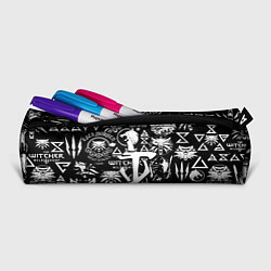 Пенал для ручек Doom логотипы ведьмак, цвет: 3D-принт — фото 2