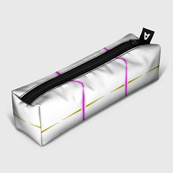 Пенал Color white pink yellow stripes