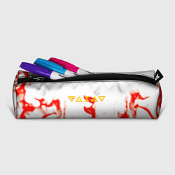 Пенал для ручек Ведьмак огонь лого, цвет: 3D-принт — фото 2