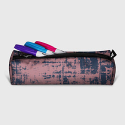 Пенал для ручек Текстура с потертостями сине-розовая, цвет: 3D-принт — фото 2