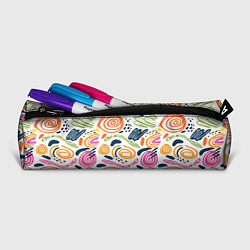 Пенал для ручек Яркие спирали, цвет: 3D-принт — фото 2