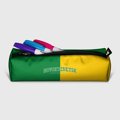 Пенал Новокузнецк, зелёно-жёлтый / 3D-принт – фото 2