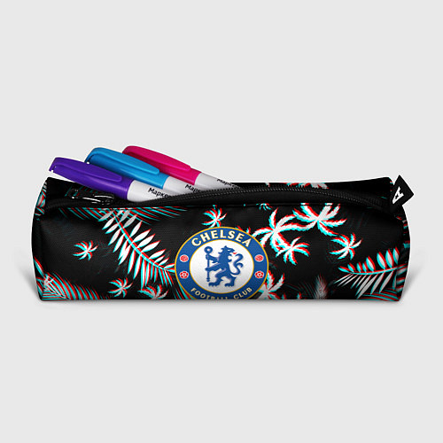Пенал Chelsea тропики глитч текстура / 3D-принт – фото 2
