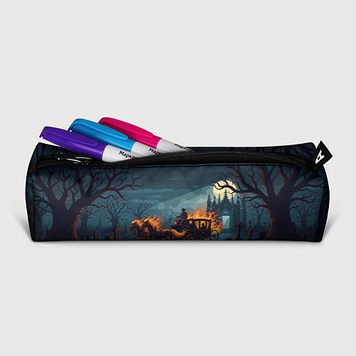 Пенал Призраки в горящей конной повозке / 3D-принт – фото 2