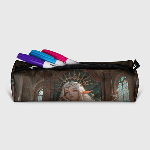 Пенал Беловолосая королева эльфов на троне / 3D-принт – фото 2