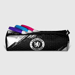 Пенал для ручек Chelsea штрихи красок текстура, цвет: 3D-принт — фото 2