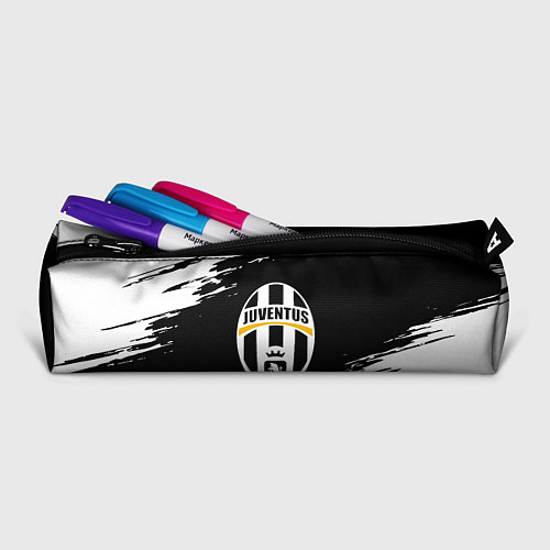 Пенал Juventus краски штрихи текстура / 3D-принт – фото 2