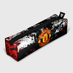 Пенал для ручек Манчестер Юнайтед краски, цвет: 3D-принт