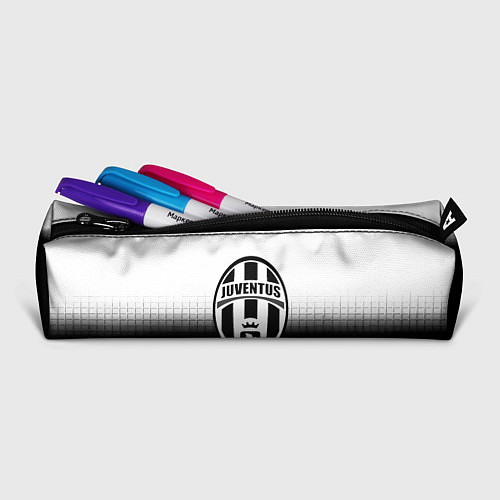 Пенал Juventus черно белая геометрия / 3D-принт – фото 2