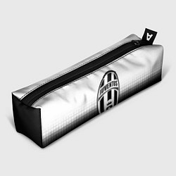 Пенал для ручек Juventus черно белая геометрия, цвет: 3D-принт