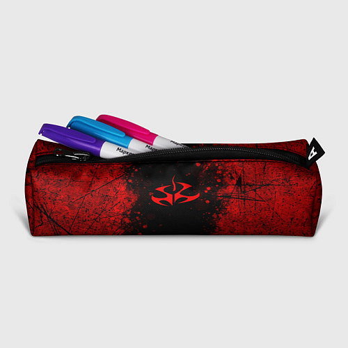 Пенал Эмблема hitman на черном фоне / 3D-принт – фото 2