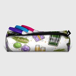 Пенал для ручек Новогодний вайб, цвет: 3D-принт — фото 2
