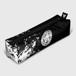 Пенал для ручек Лестер сити краски белые, цвет: 3D-принт