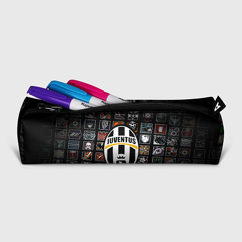Пенал Juventus ачивки паттерн / 3D-принт – фото 2