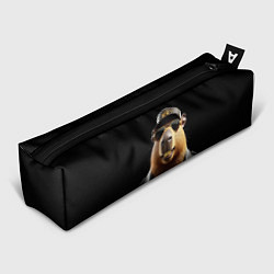 Пенал для ручек Гламурная капибара, цвет: 3D-принт